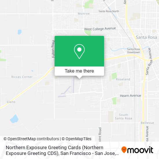 Northern Exposure Greeting Cards map