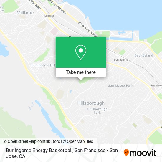 Mapa de Burlingame Energy Basketball