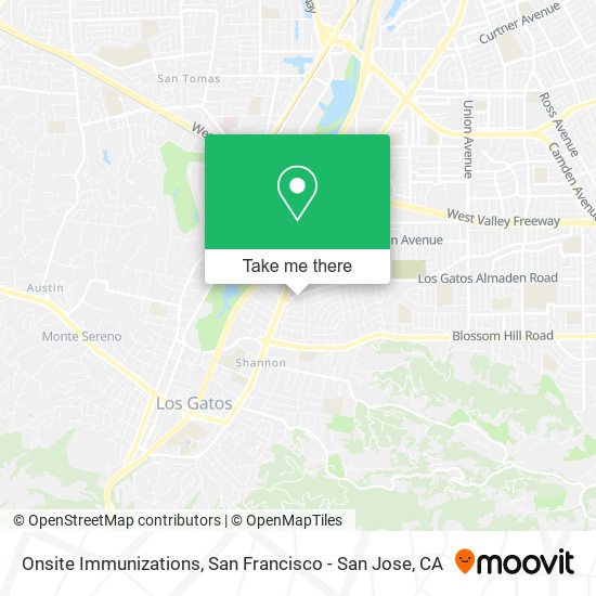 Onsite Immunizations map