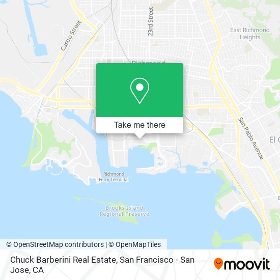Mapa de Chuck Barberini Real Estate