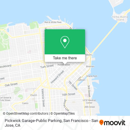Pickwick Garage-Public Parking map
