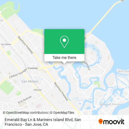 Mapa de Emerald Bay Ln & Mariners Island Blvd