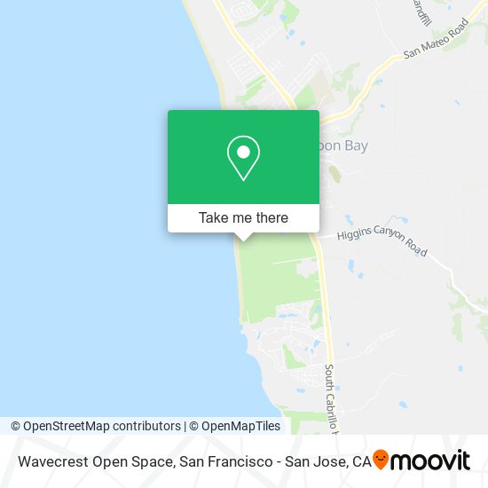 Wavecrest Open Space map