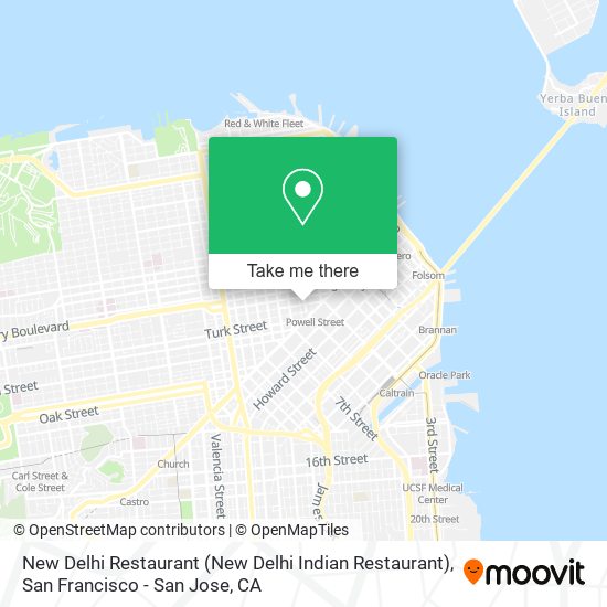 Mapa de New Delhi Restaurant