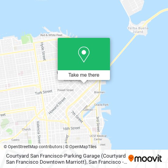 Mapa de Courtyard San Francisco-Parking Garage (Courtyard San Francisco Downtown Marriott)