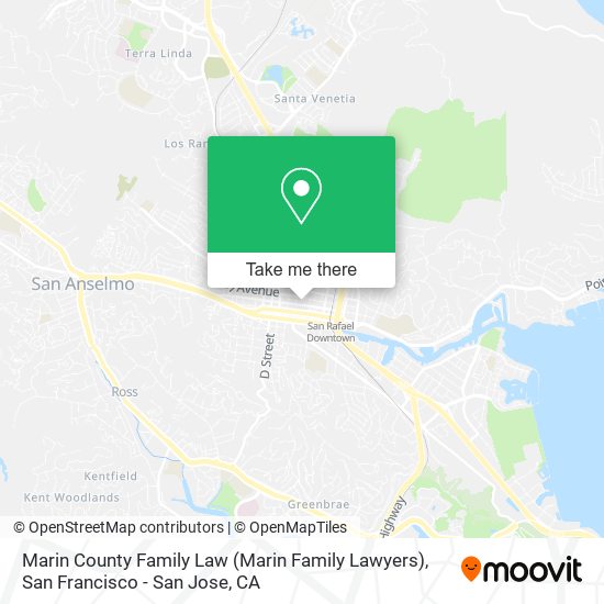Mapa de Marin County Family Law (Marin Family Lawyers)