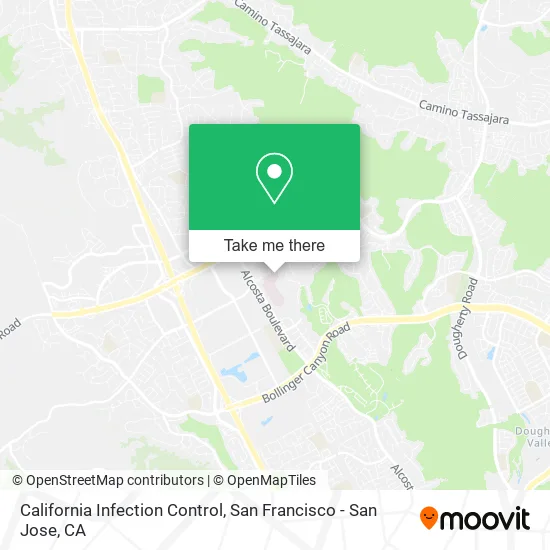 California Infection Control map