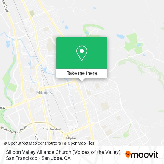 Mapa de Silicon Valley Alliance Church (Voices of the Valley)