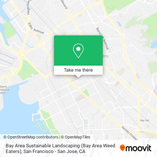 Mapa de Bay Area Sustainable Landscaping (Bay Area Weed Eaters)