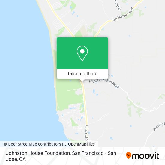 Johnston House Foundation map