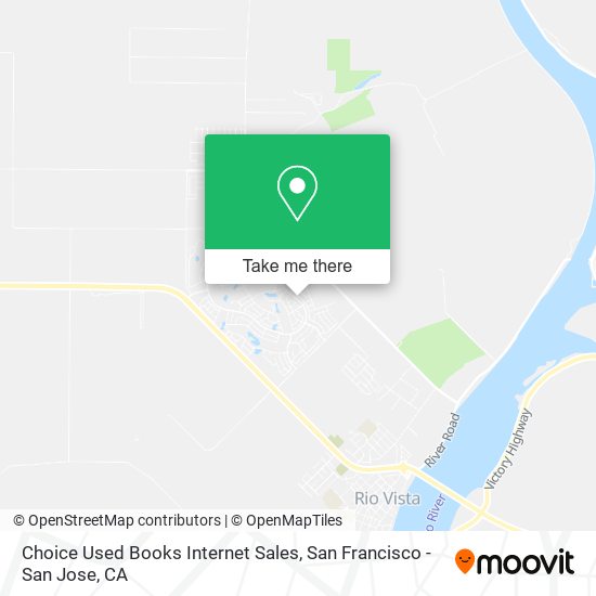 Choice Used Books Internet Sales map