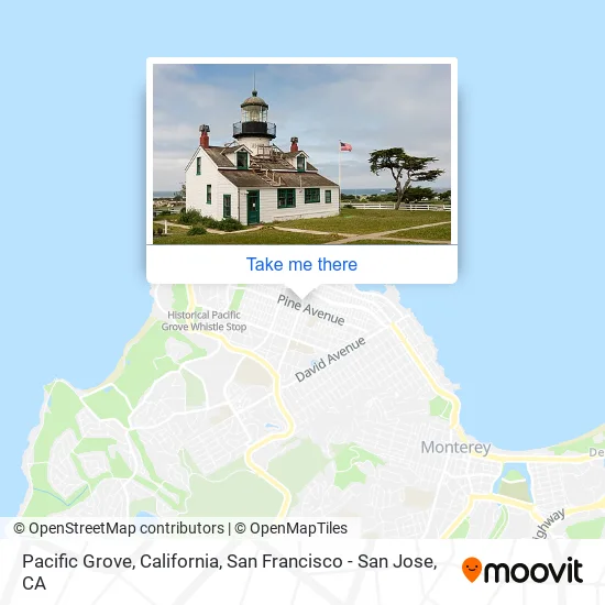 Mapa de Pacific Grove, California