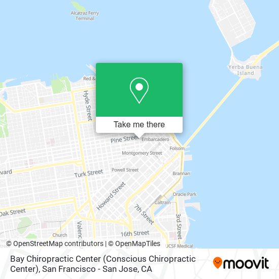 Mapa de Bay Chiropractic Center (Conscious Chiropractic Center)