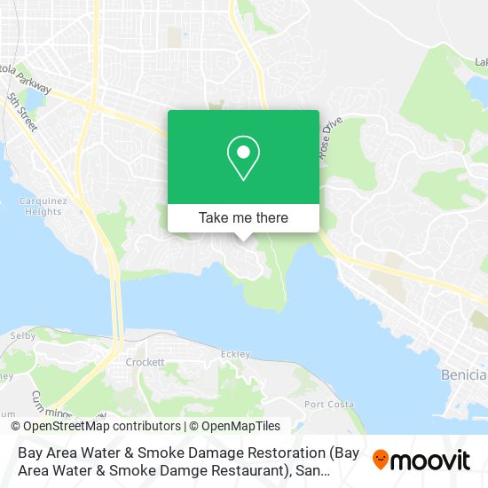 Mapa de Bay Area Water & Smoke Damage Restoration (Bay Area Water & Smoke Damge Restaurant)