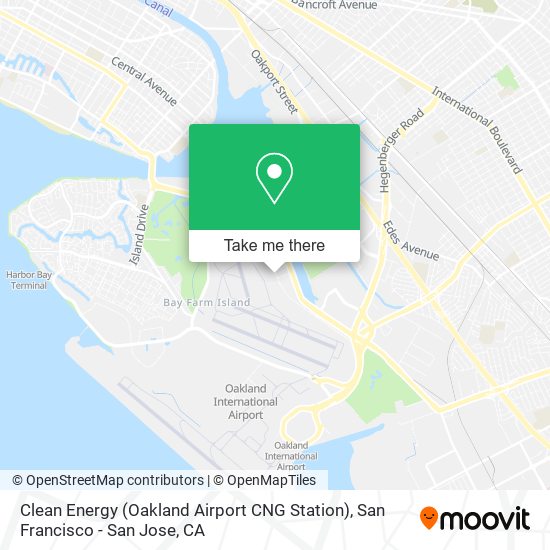 Clean Energy (Oakland Airport CNG Station) map