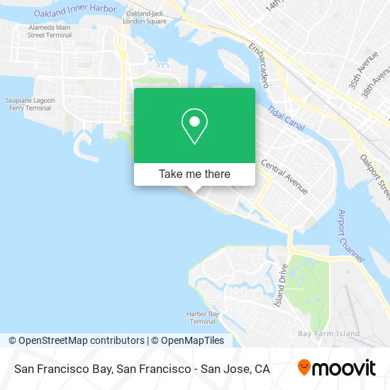 Mapa de San Francisco Bay