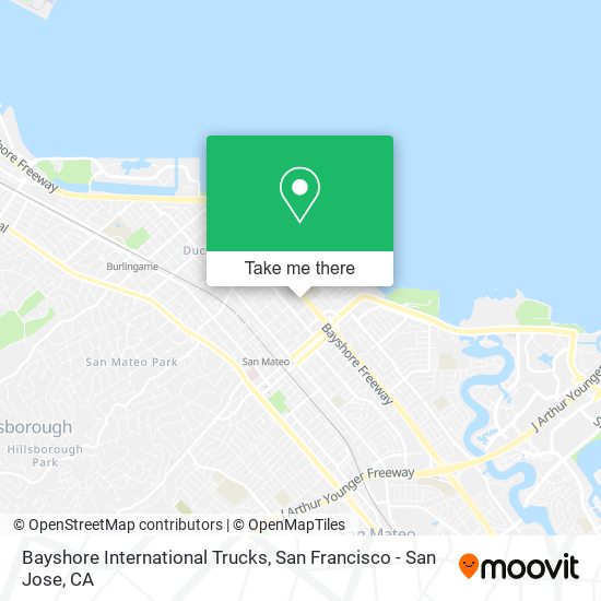 Bayshore International Trucks map