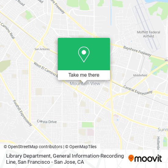 Mapa de Library Department, General Information-Recording Line
