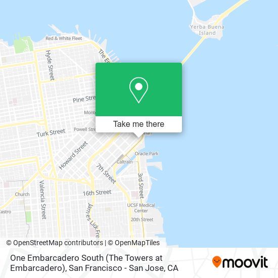 Mapa de One Embarcadero South (The Towers at Embarcadero)