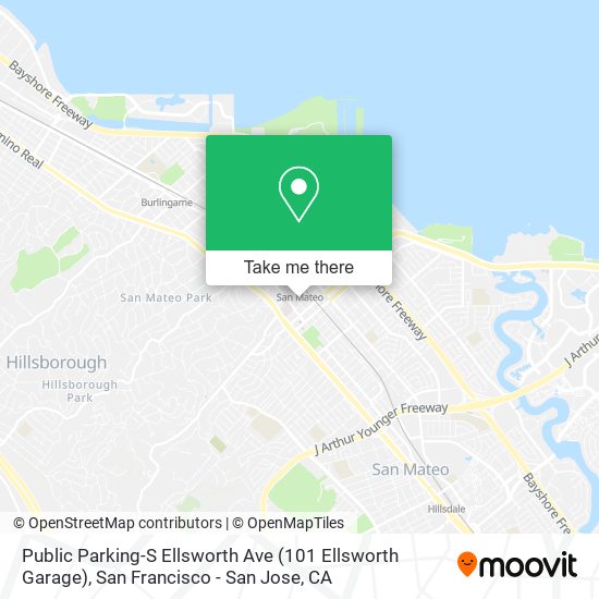 Mapa de Public Parking-S Ellsworth Ave (101 Ellsworth Garage)