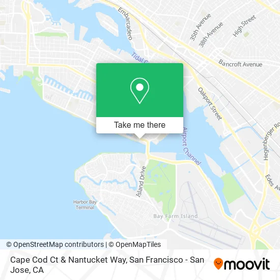 Cape Cod Ct & Nantucket Way map