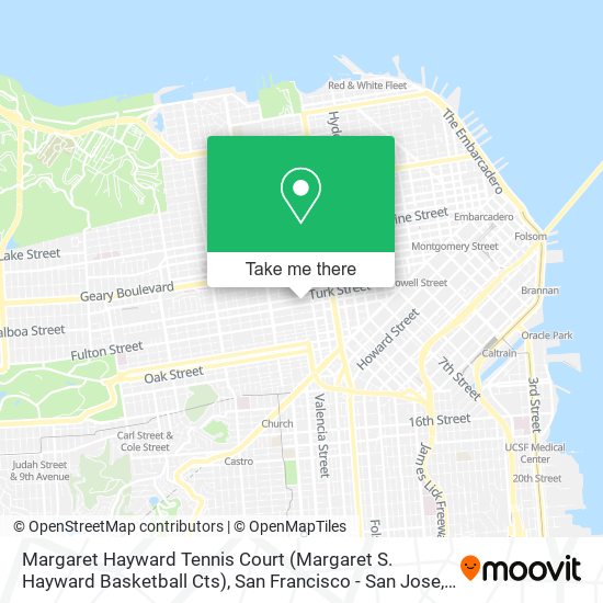 Mapa de Margaret Hayward Tennis Court (Margaret S. Hayward Basketball Cts)