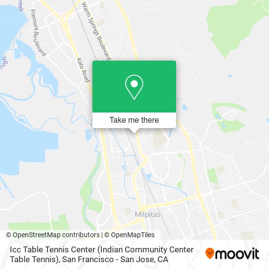 Icc Table Tennis Center (Indian Community Center Table Tennis) map