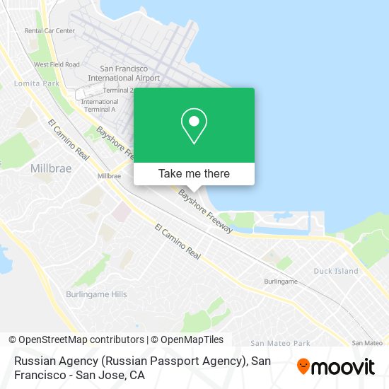 Russian Agency (Russian Passport Agency) map