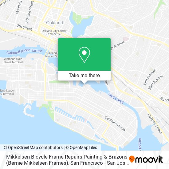 Mikkelsen Bicycle Frame Repairs Painting & Brazons (Bernie Mikkelsen Frames) map