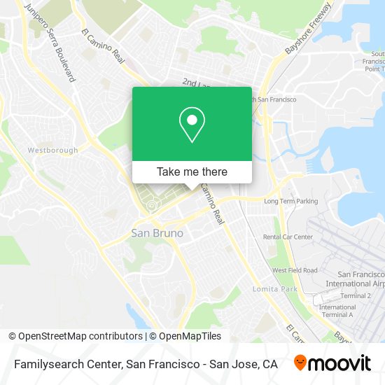 Mapa de Familysearch Center