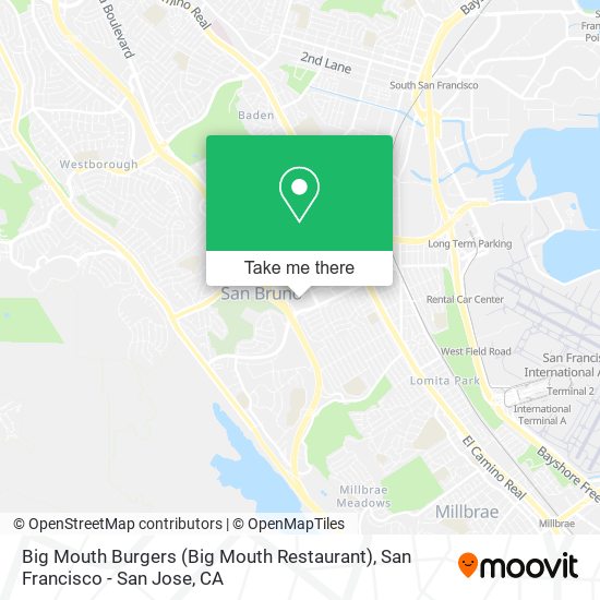 Mapa de Big Mouth Burgers (Big Mouth Restaurant)