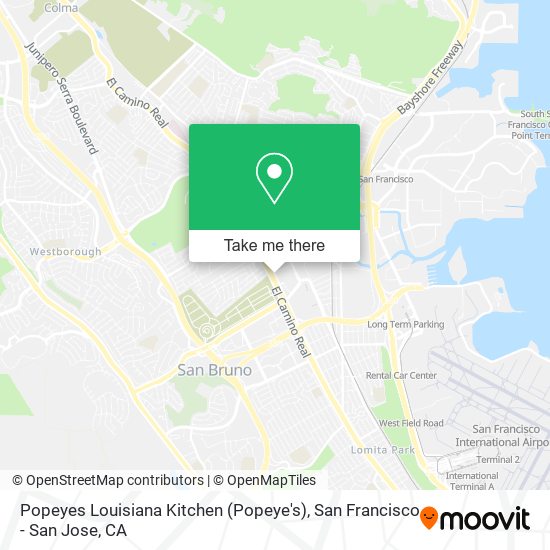 Popeyes Louisiana Kitchen (Popeye's) map