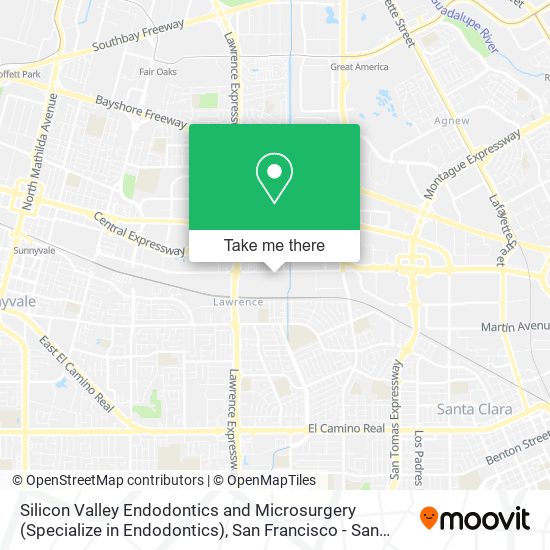 Silicon Valley Endodontics and Microsurgery (Specialize in Endodontics) map
