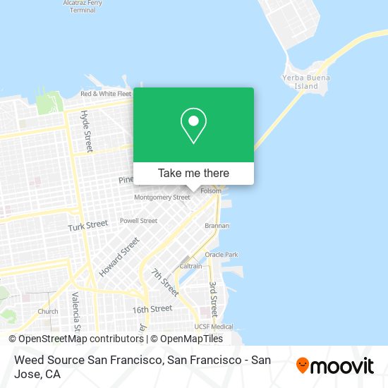 Mapa de Weed Source San Francisco