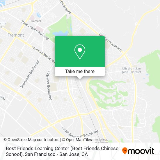 Mapa de Best Friends Learning Center (Best Friends Chinese School)