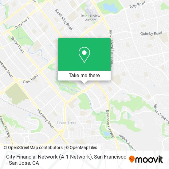 City Financial Network (A-1 Network) map