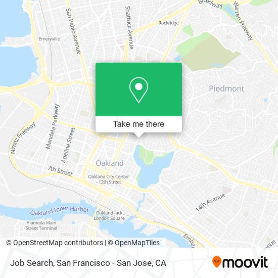 Job Search map