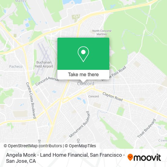 Mapa de Angela Monk - Land Home Financial
