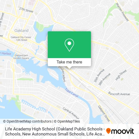 Life Academy High School map