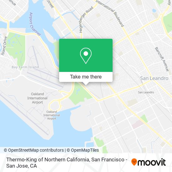 Thermo-King of Northern California map