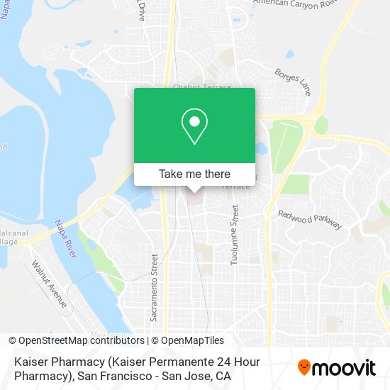 Kaiser Pharmacy (Kaiser Permanente 24 Hour Pharmacy) map