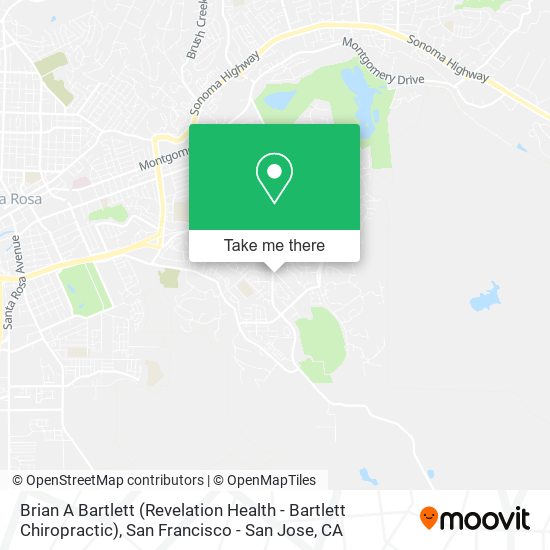 Brian A Bartlett (Revelation Health - Bartlett Chiropractic) map