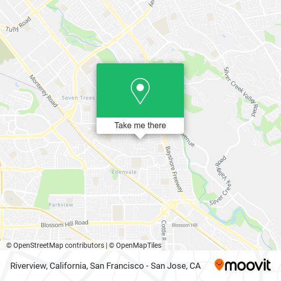 Riverview, California map