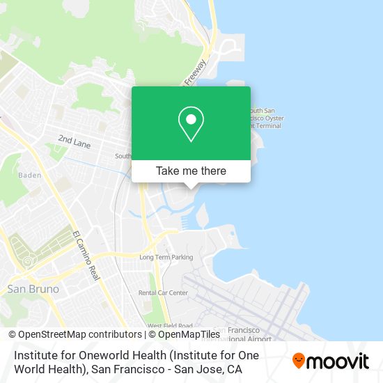 Mapa de Institute for Oneworld Health (Institute for One World Health)