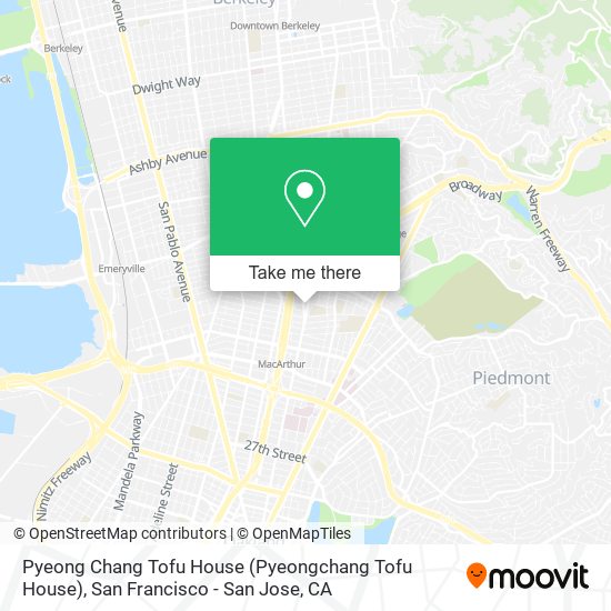 Mapa de Pyeong Chang Tofu House (Pyeongchang Tofu House)