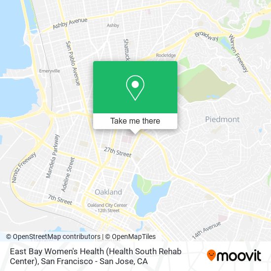 East Bay Women's Health (Health South Rehab Center) map