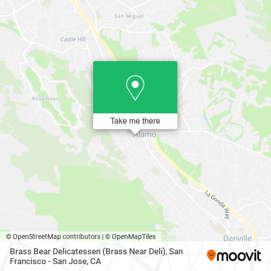 Mapa de Brass Bear Delicatessen (Brass Near Deli)