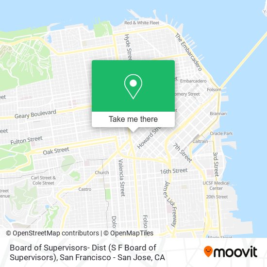 Board of Supervisors- Dist (S F Board of Supervisors) map