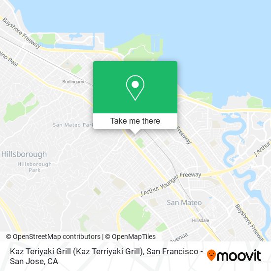 Mapa de Kaz Teriyaki Grill (Kaz Terriyaki Grill)