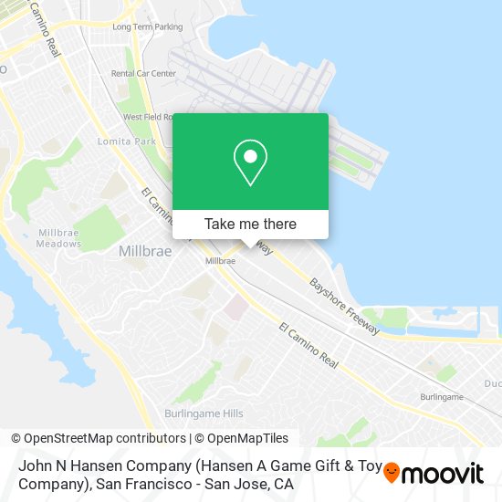 Mapa de John N Hansen Company (Hansen A Game Gift & Toy Company)